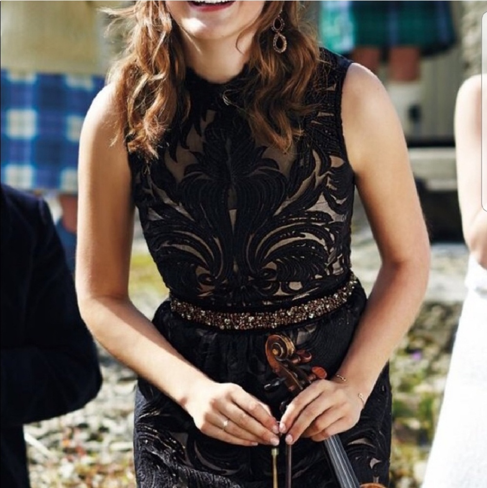 Anthro Overture Tulle Sheath Dress Yoanna Baraschi